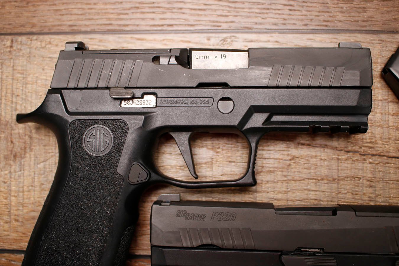 SIG SAUER P320 X Carry 9mm Optic Ready Police Trade-In Pistols with Night Sights (Good Condition)