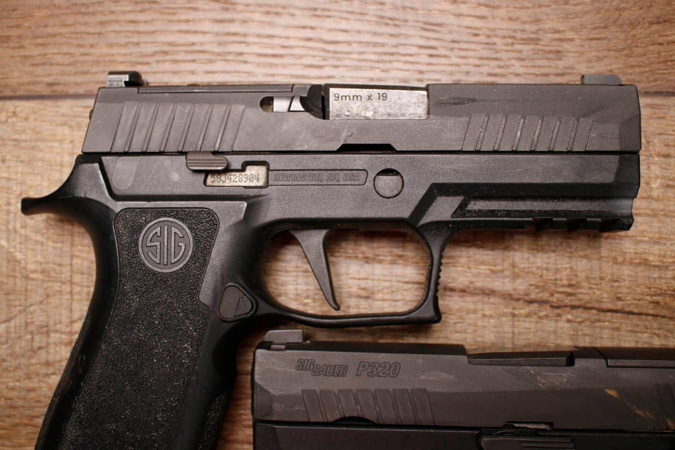 SIG SAUER P320 X Carry 9mm Optic Ready Police Trade-In Pistols with Night Sights (Fair Condition)