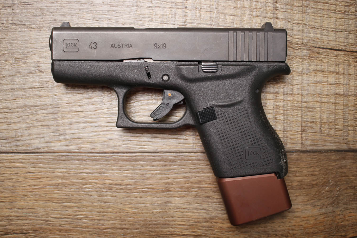 GLOCK 43 9mm Police Trade-In Pistol with Holster