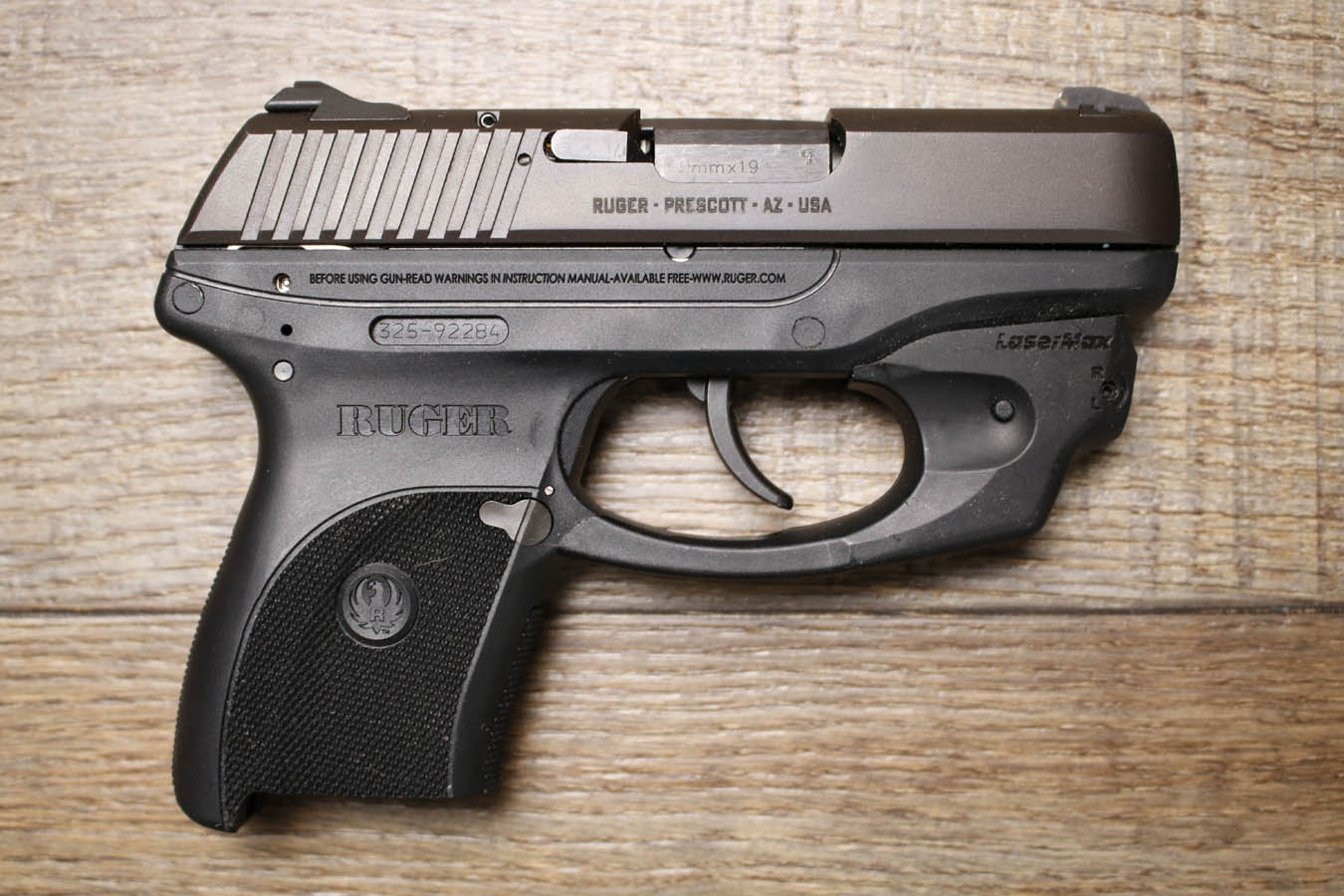 RUGER LC9 9mm Police Trade-In Pistol with LaserMax Laser (No Magazine)