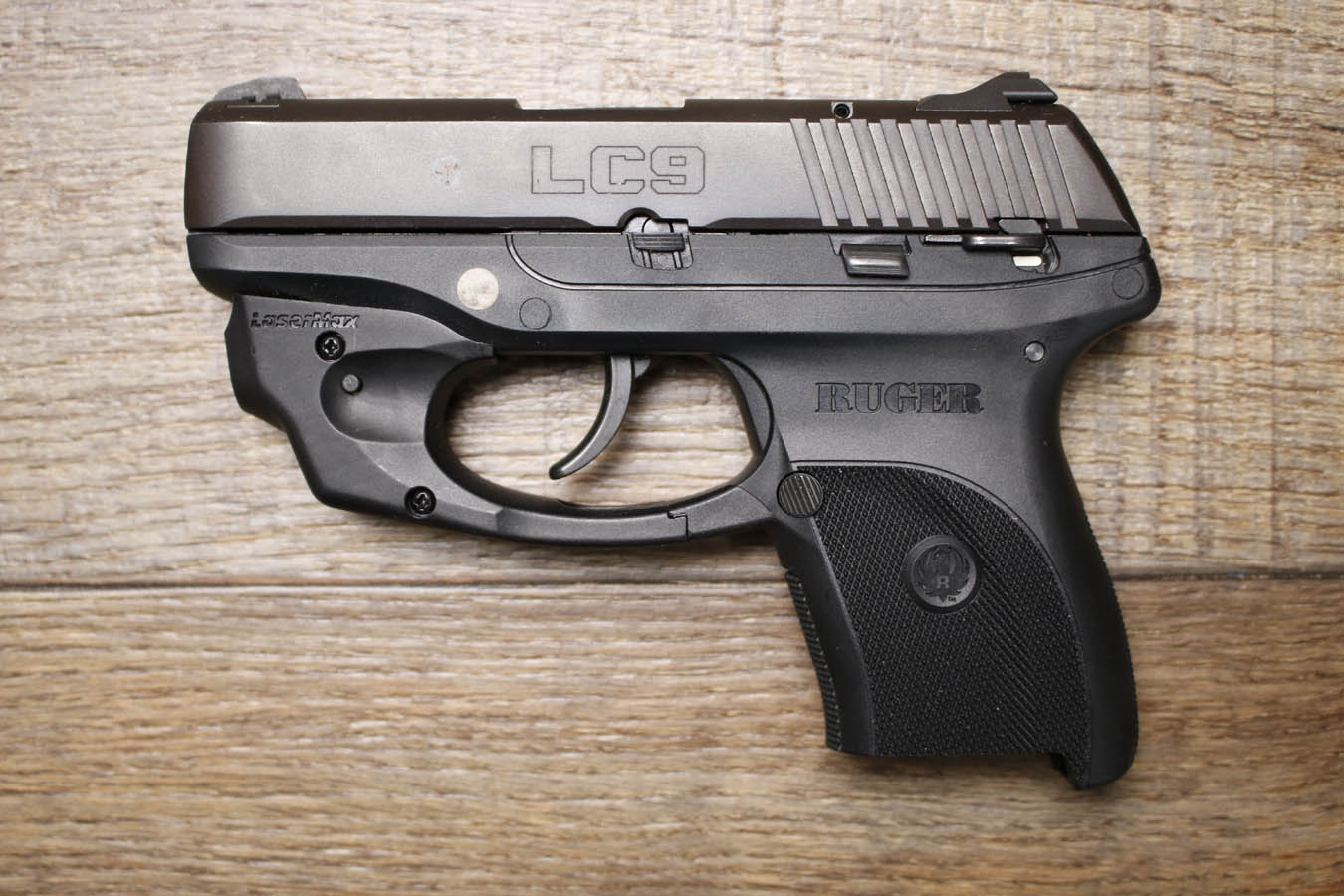 RUGER LC9 9mm Police Trade-In Pistol with LaserMax Laser (No Magazine)