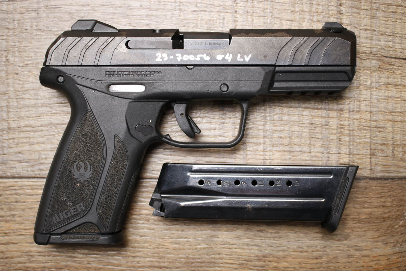 RUGER Security-9 9mm Police Trade-In Pistol