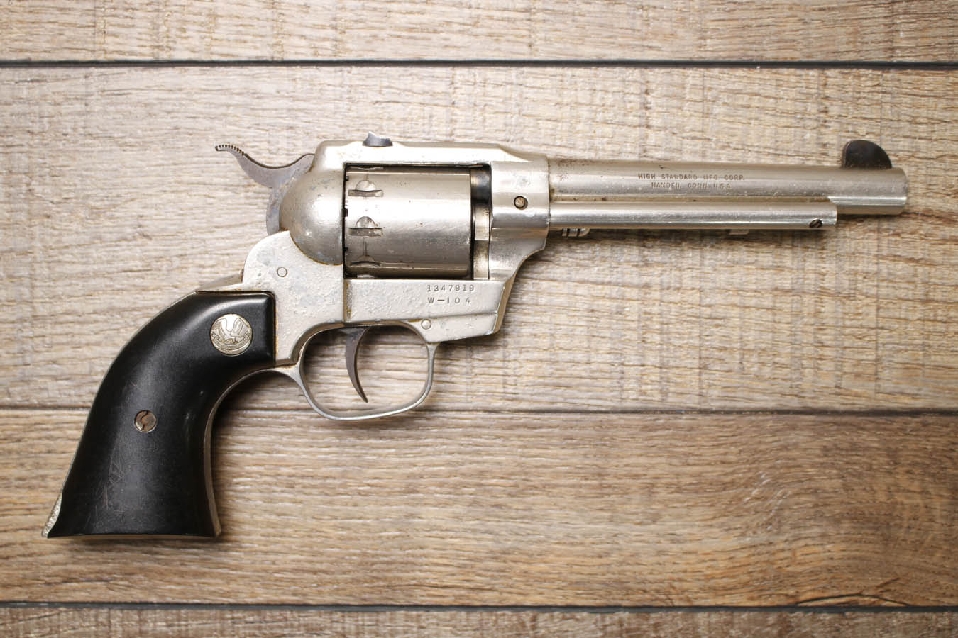 HIGH STANDARD Double Nine 22 LR 9-Shot Police Trade-In Revolver