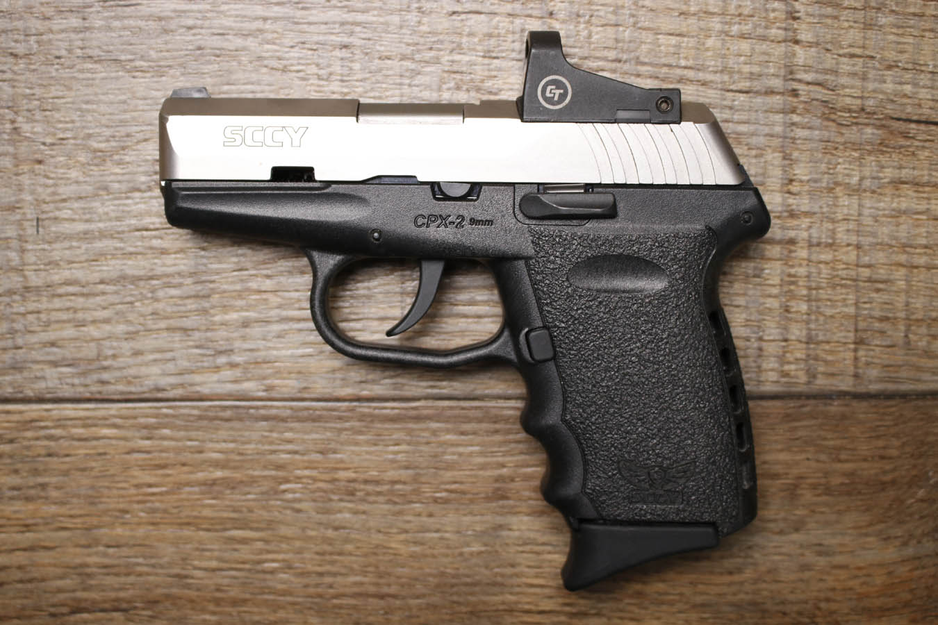SCCY CPX-2 9mm Police Trade-In Pistol with Crimson Trace Sight