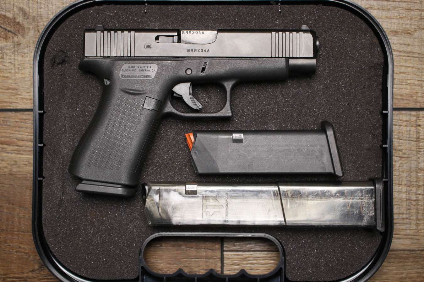 GLOCK 48 9mm Police Trade-In Pistol with Original Box and Three Magazines