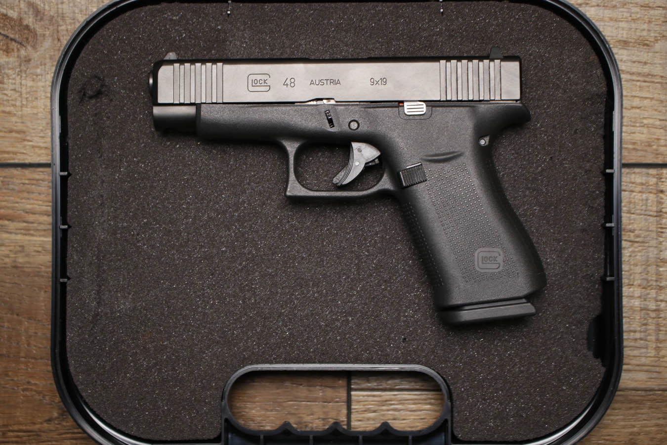 GLOCK 48 9mm Police Trade-In Pistol with Original Box and Three Magazines