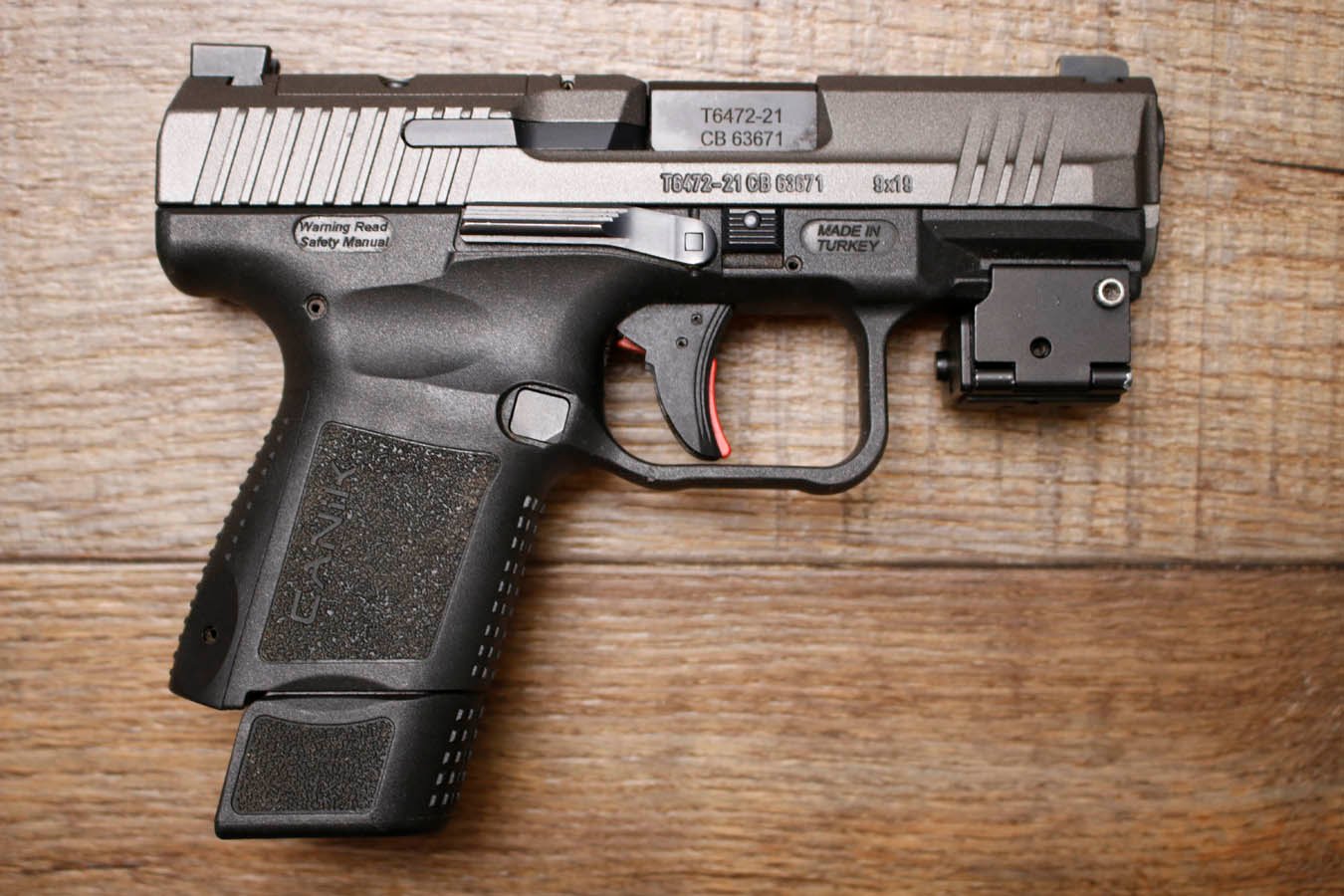 CANIK TP9 Elite SC 9mm Optic Ready Police Trade-In Pistol with Laser