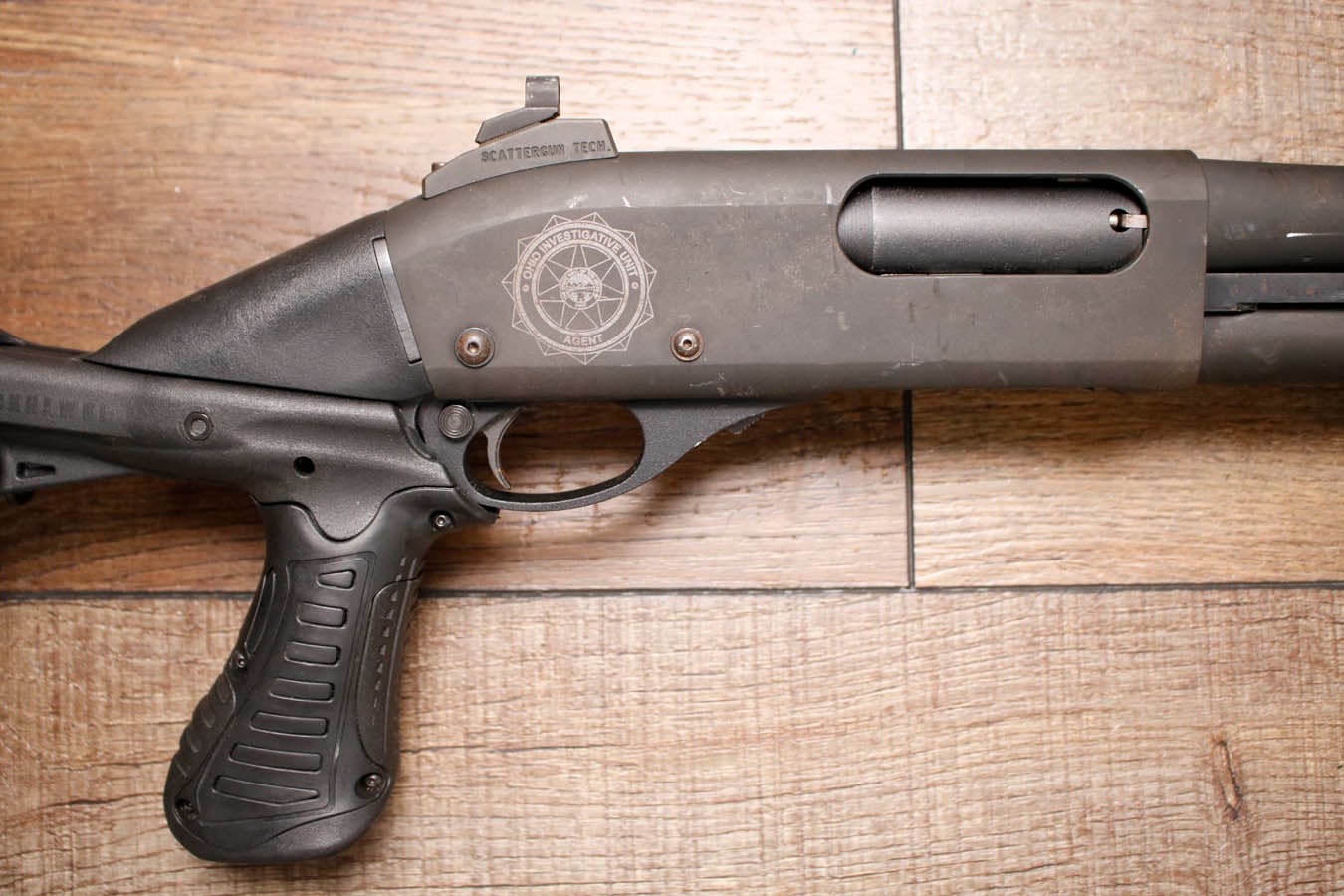 REMINGTON 870 Police Magnum 12GA Police Trade-In Short Barrel Shotgun with Ohio Investigation Unit Stamp