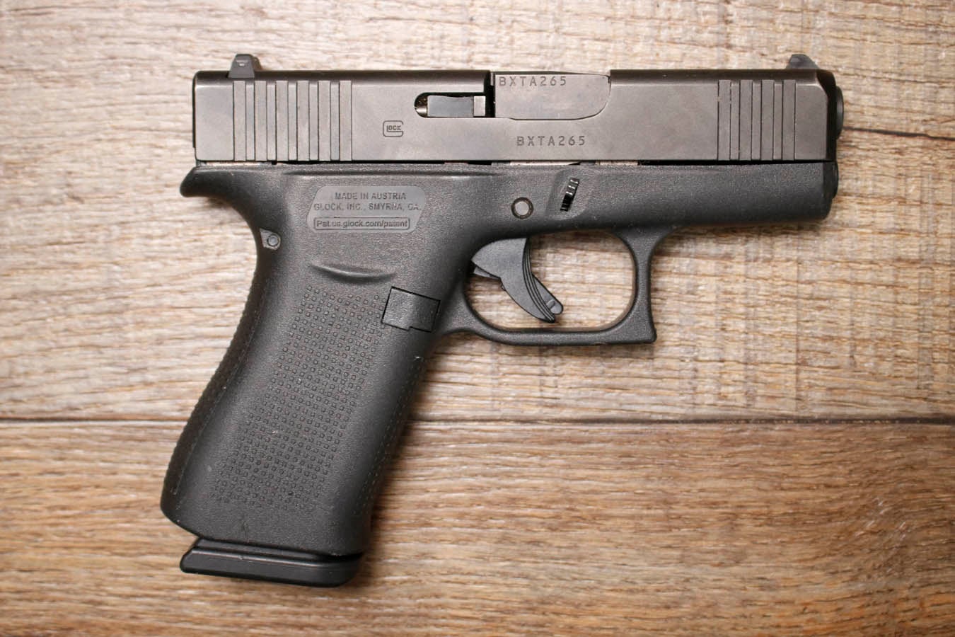 GLOCK 43X 9mm Police Trade-In Pistol