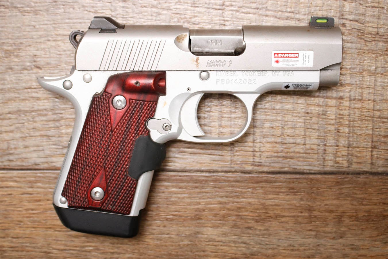 KIMBER Micro 9 9mm Police Trade-In Pistol with Grip Laser