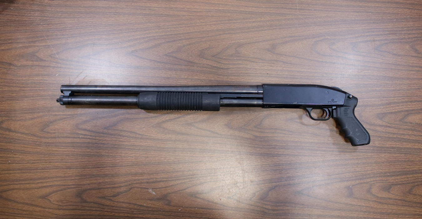 MOSSBERG 500 12 Gauge Police Trade-In Shotgun with Pistol Grip