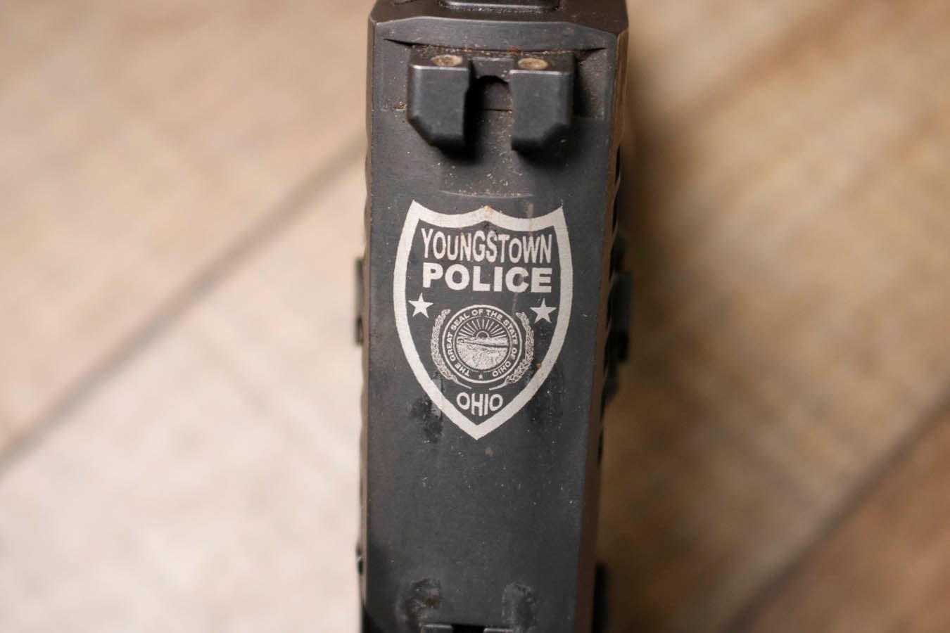 SIG SAUER P320 9mm Police Trade-In Pistol with Youngstown Ohio PD Logo (Fair Condition)