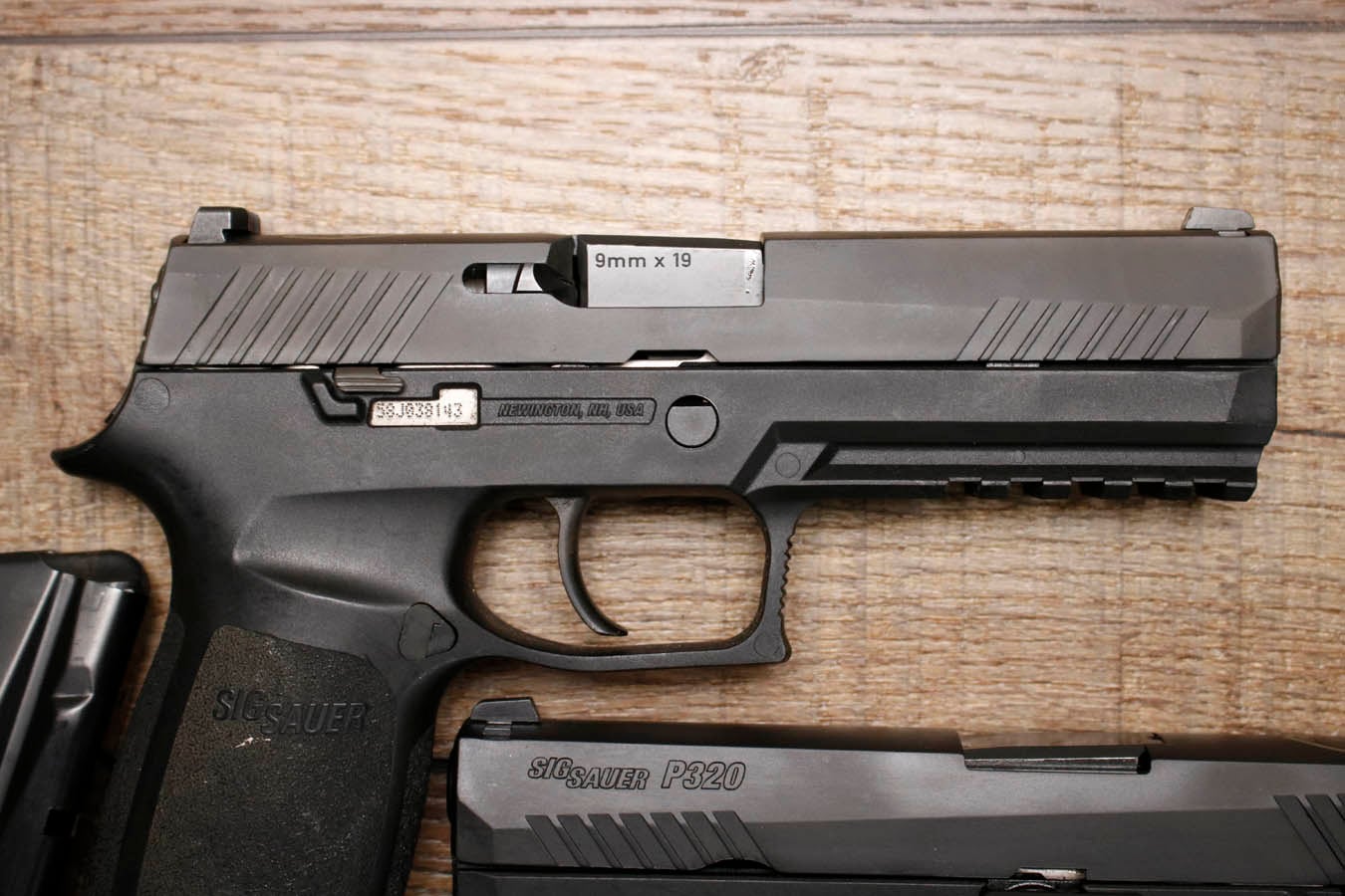 SIG SAUER P320 9mm Police Trade-In Full Size Pistol with Youngstown Ohio PD Logo (Good Condition)