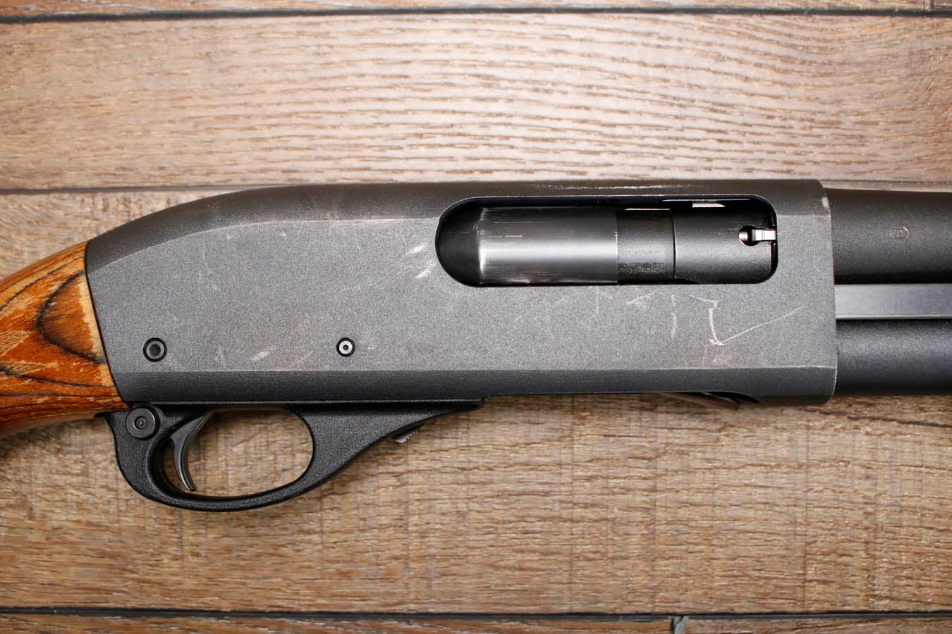 REMINGTON 870 Express Super Magnum 12GA Police Trade-In Shotgun with Rifle Sights