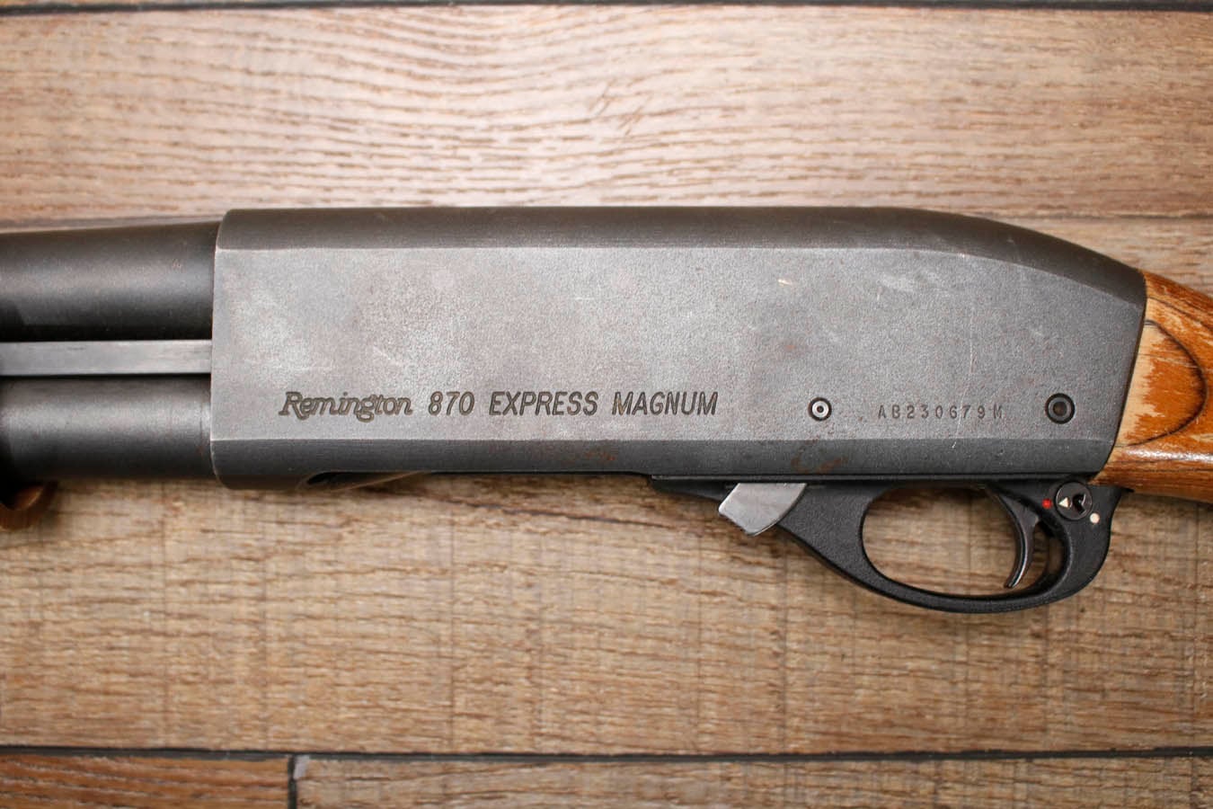 REMINGTON 870 Express Magnum 12GA Police Trade-In Shotgun with Rifle Sights