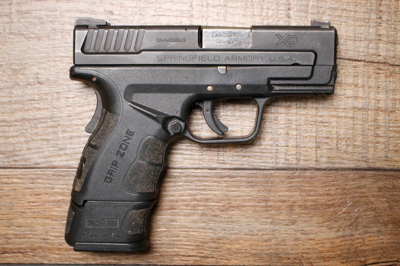 SPRINGFIELD XD-45 Mod.2 Subcompact 45 ACP Police Trade-in Pistol with Grip Zone