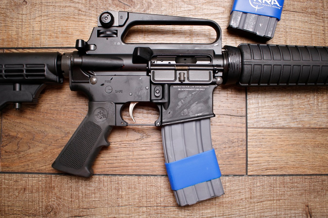 ROCK RIVER ARMS LAR-15M 5.56mm Police Trade-In Rifle (New In Box) Law Enforcement Markings
