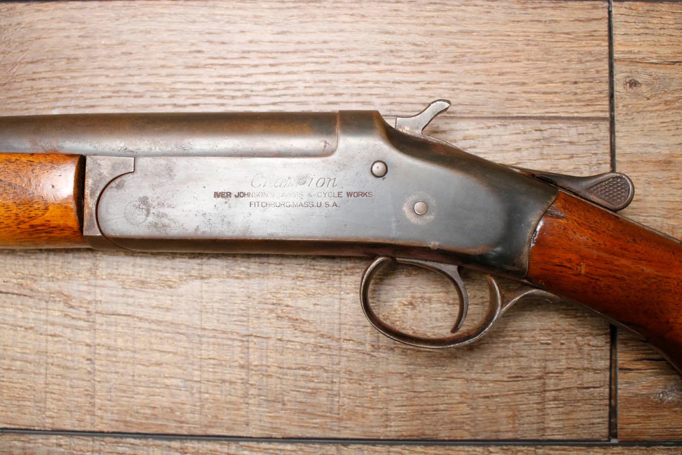 IVER JOHNSON Champion 12 GA Police Trade-In Shotgun