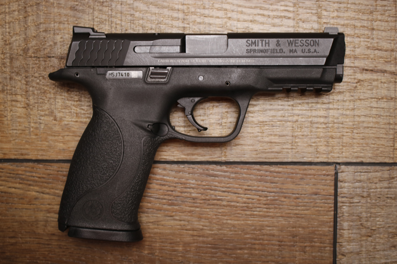 SMITH AND WESSON M&P9 1.0 9mm Police Trade-In Pistol with Two Magazines and Original Box