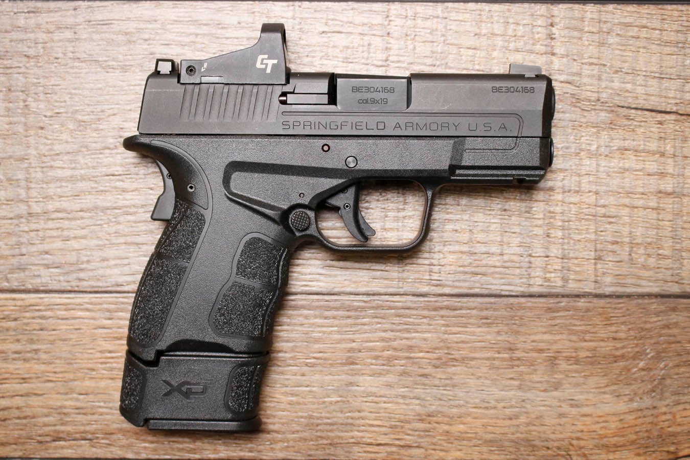 SPRINGFIELD XDS-9 MOD.2 9mm Police Trade-In Pistol with Crimson Trace Red Dot