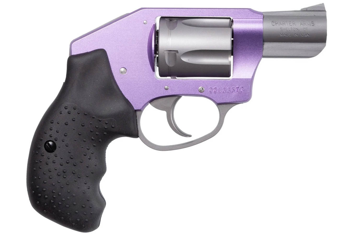 CHARTER ARMS Lavender Lady Off Duty 38 Special DAO Revolver
