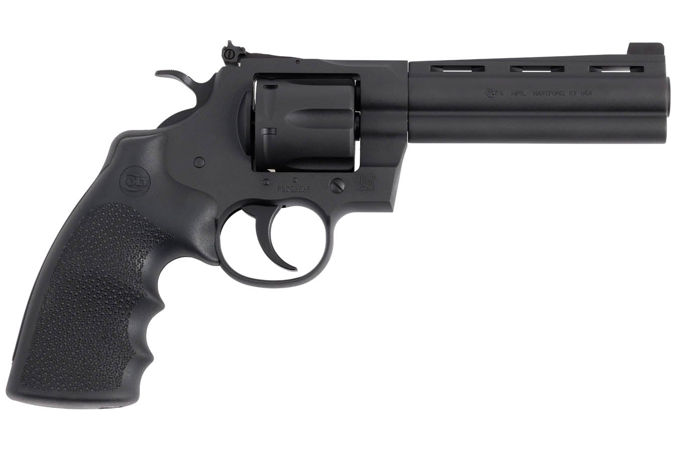 COLT Python 357 Magnum Double and Single Action Revolver with Black Finish