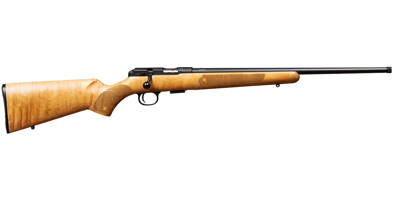 CZ 457 American 22LR Bolt-Action Rifle with AAAA Maple Stock and Threaded Barrel