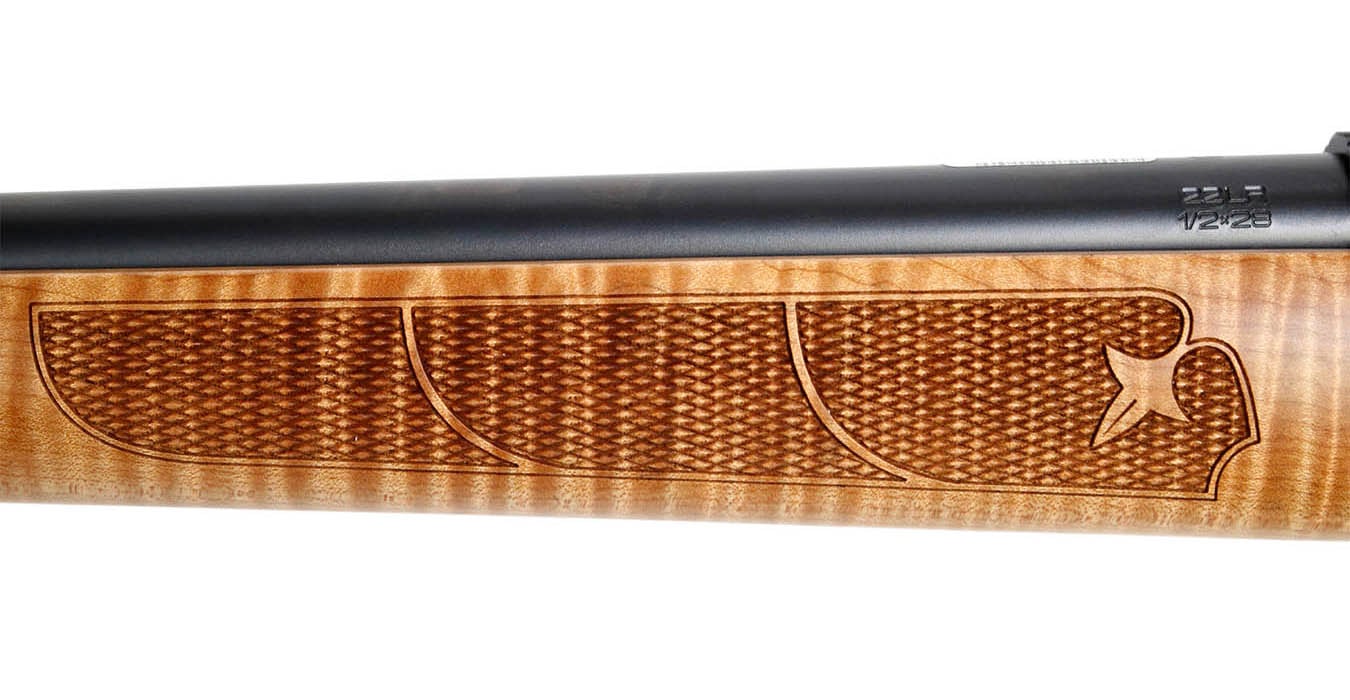 CZ 457 American 22LR Bolt-Action Rifle with AAAA Maple Stock and Threaded Barrel