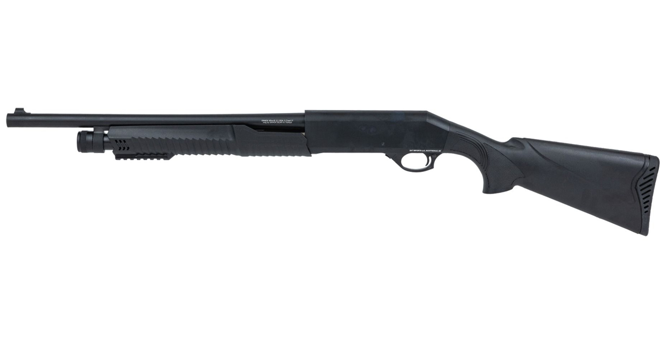 Ermox Defense X Pro B 12 Gauge Pump Shotgun with 18.5 Inch Barrel and Black Synthetic Stock