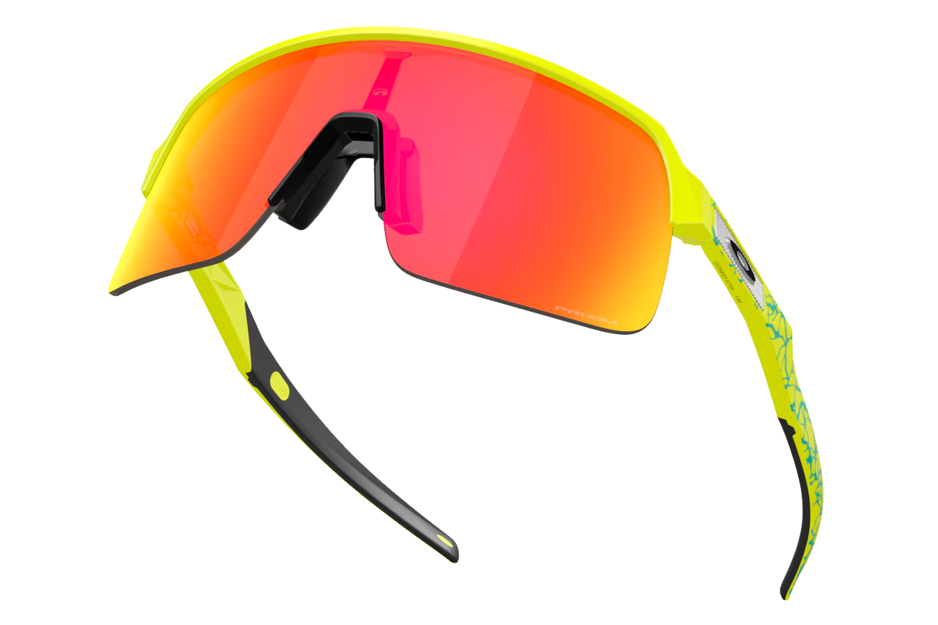 OAKLEY Sutro Lite+ Sweep Vented Tennis Ball Yellow Frames with Prizm Ruby Lens