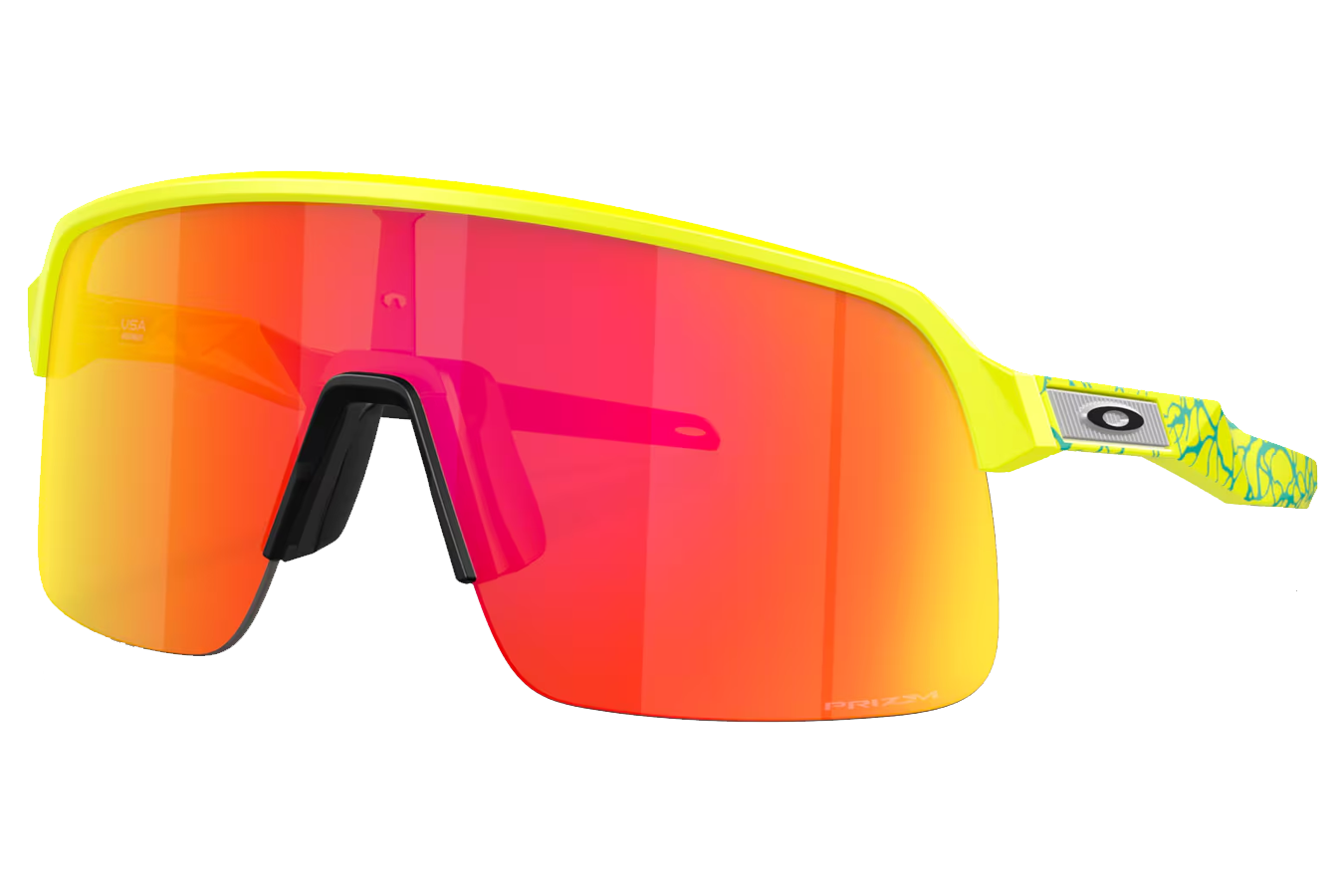 OAKLEY Sutro Lite+ Sweep Vented Tennis Ball Yellow Frames with Prizm Ruby Lens
