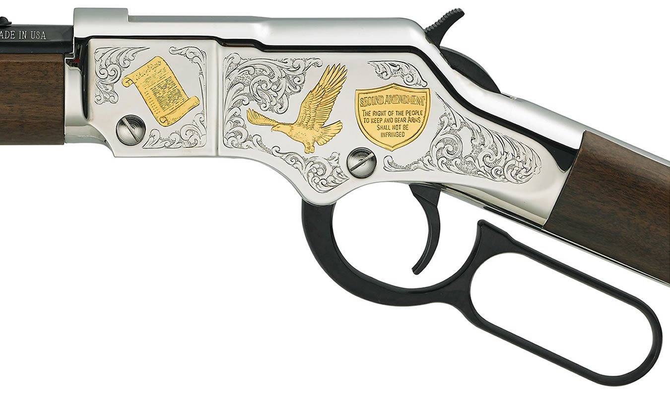 Henry Repeating Arms Golden Boy 22LR Second Amendment Tribute Edition Heirloom Rifle