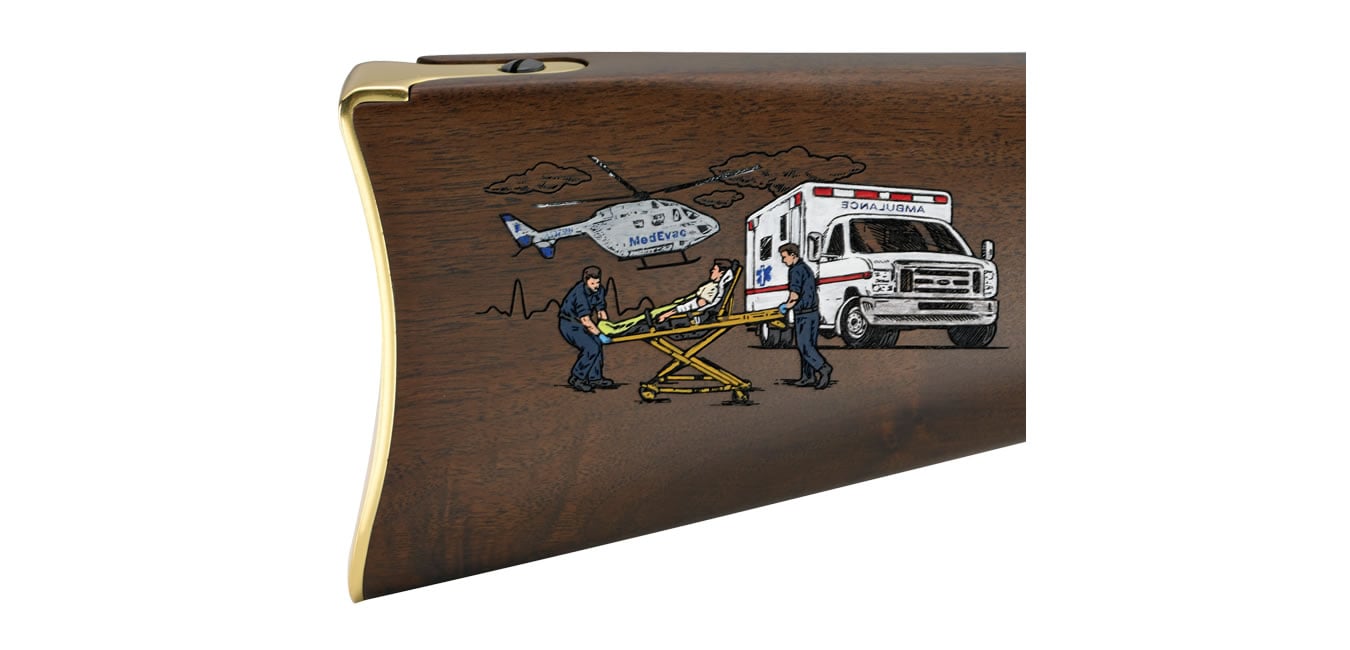 Henry Repeating Arms Golden Boy 22LR EMS Tribute Edition Lever Action Heirloom Rifle