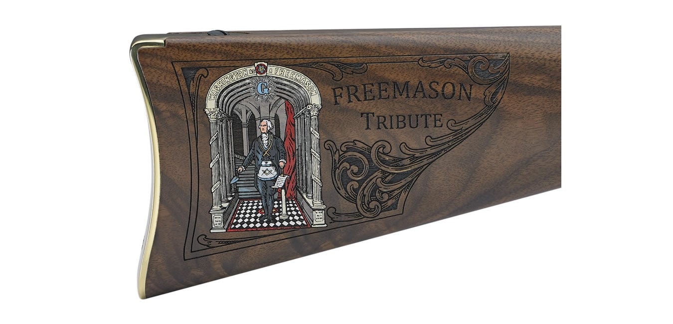 Henry Repeating Arms Golden Boy 22LR Freemasons Tribute Edition Heirloom Rifle
