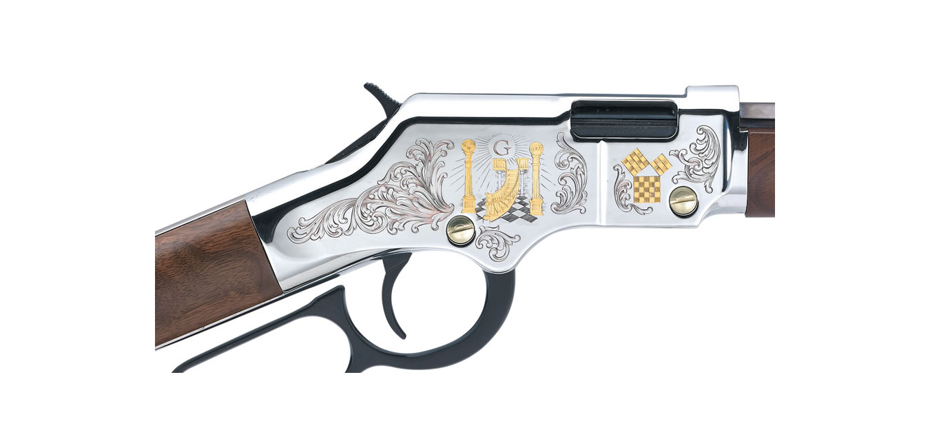 Henry Repeating Arms Golden Boy 22LR Freemasons Tribute Edition Heirloom Rifle