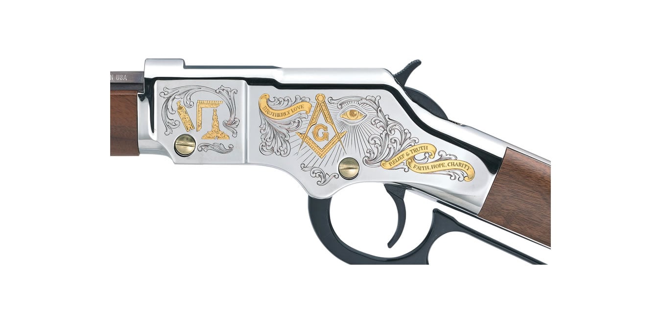 Henry Repeating Arms Golden Boy 22LR Freemasons Tribute Edition Heirloom Rifle