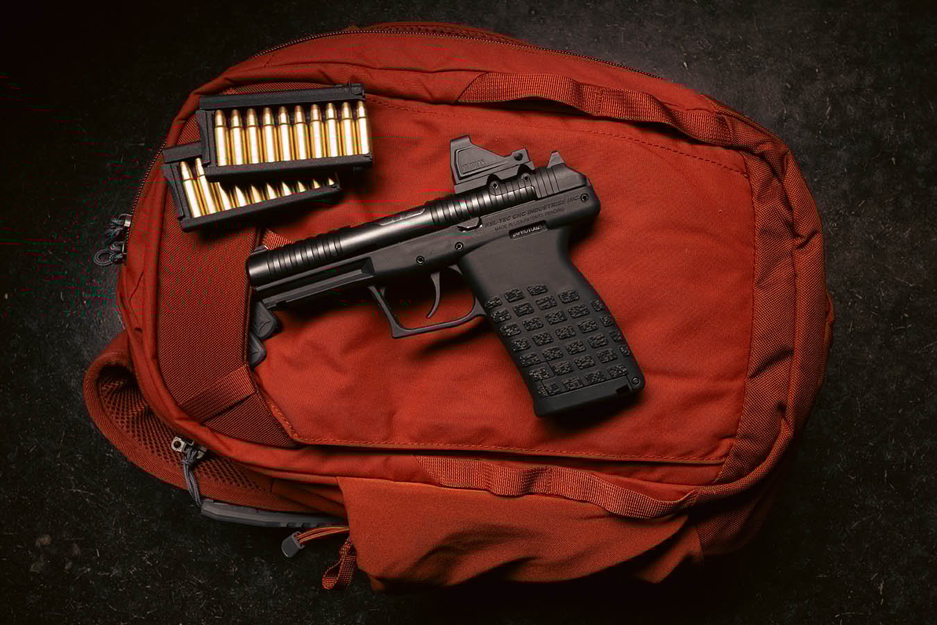 Keltec PR57 5.7x28mm Black Optic Ready Pistol with Two 10-Round Stripper Clips