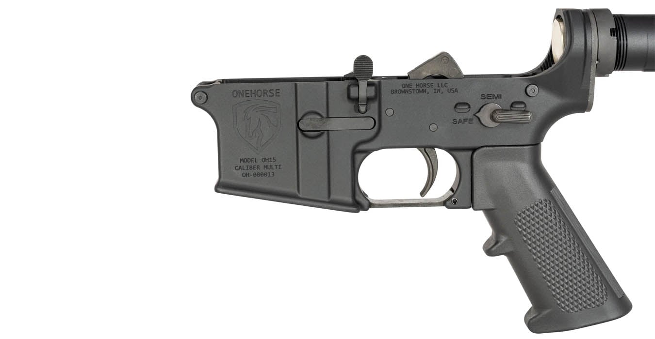 ONE HORSE AR-15 Multi Cal Complete Lower Receiver