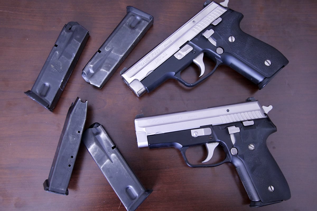 SIG SAUER P229 40 S&W Stainless Police Trade-in Pistols