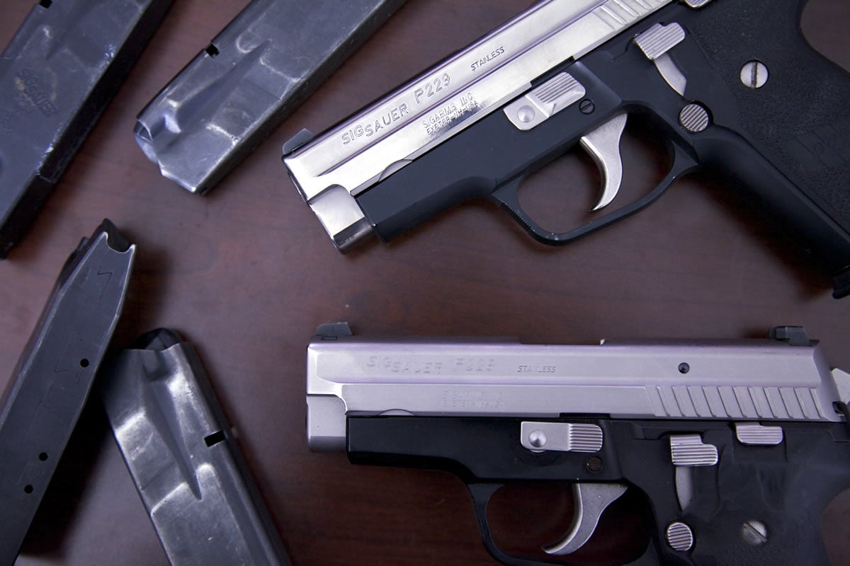 SIG SAUER P229 40 S&W Stainless Police Trade-in Pistols