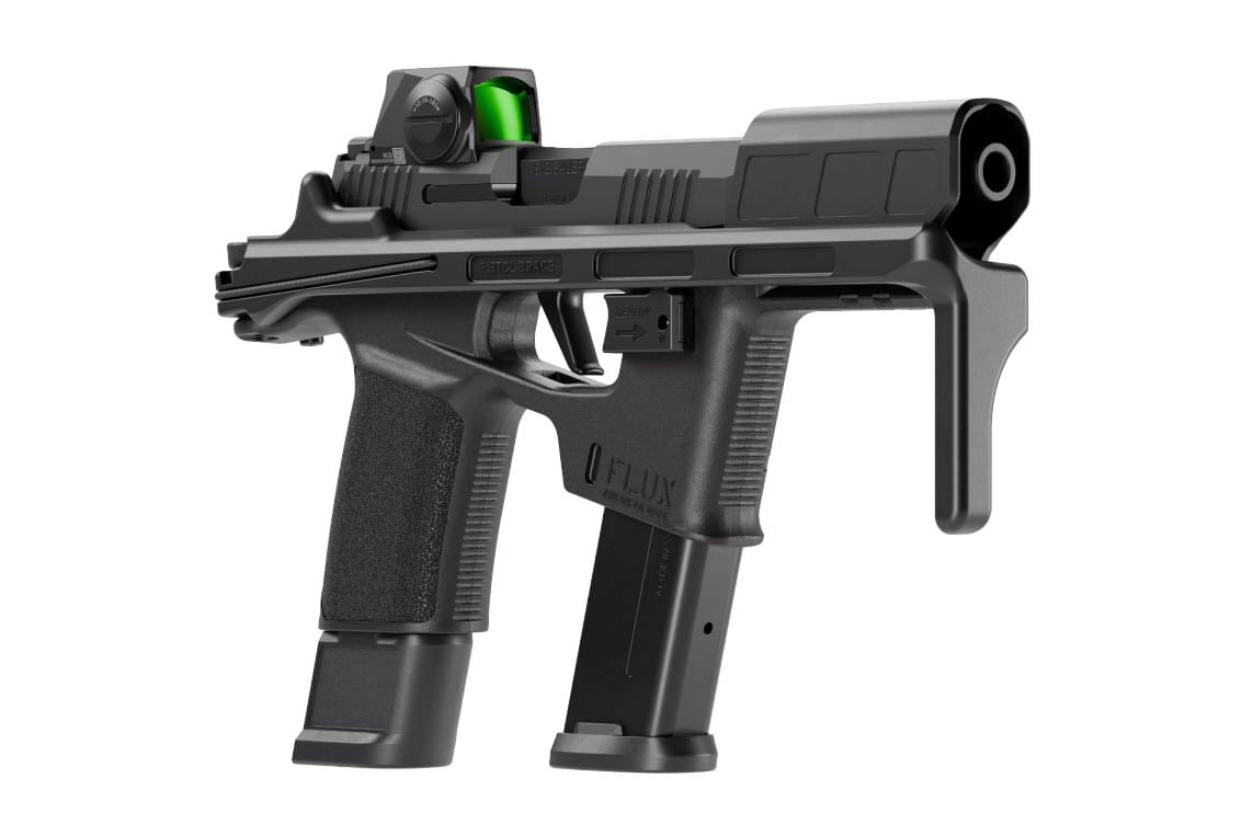 SIG SAUER P365-FLUX RXSL 9mm Pistol with Rapid Deploying Stabilizing Brace and Romeo X Compact Red Dot