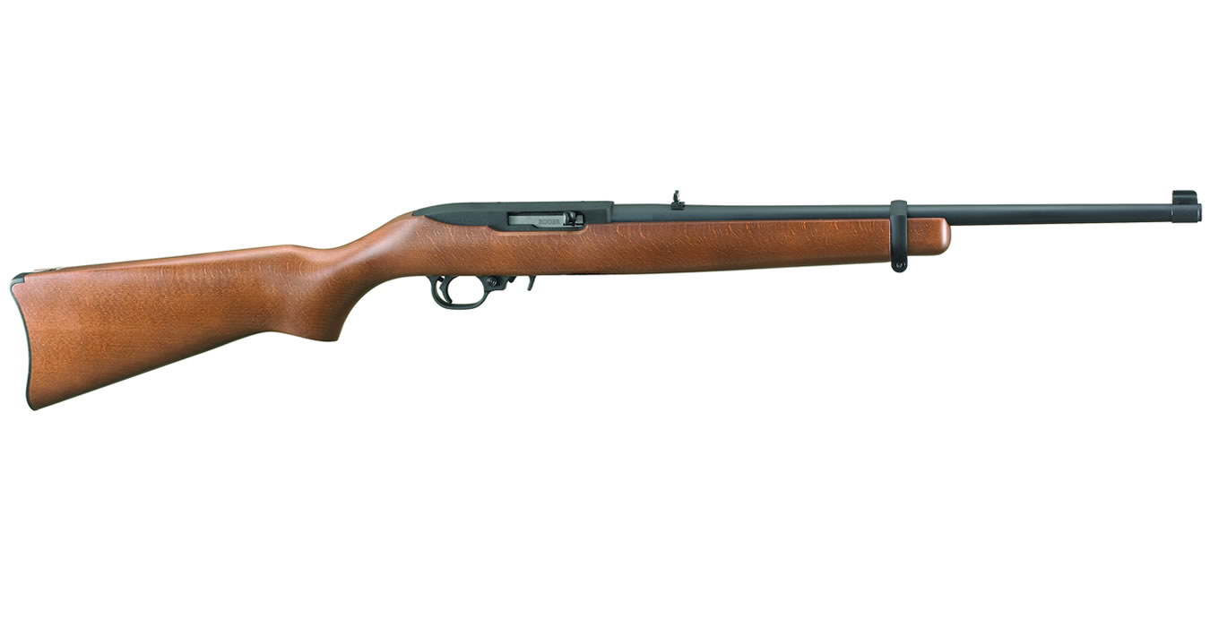 Ruger 10 22 Carbine 22 LR Autoloading Rifle With Hardwood Stock 