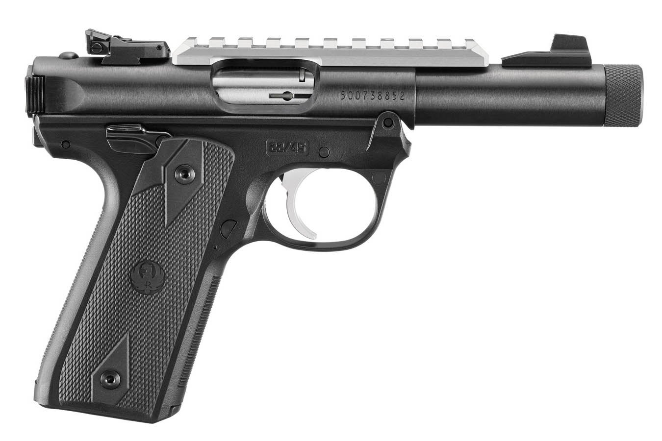 RUGER Mark IV 22/45 22LR Rimfire Pistol with 4.4 Inch Threaded Barrel