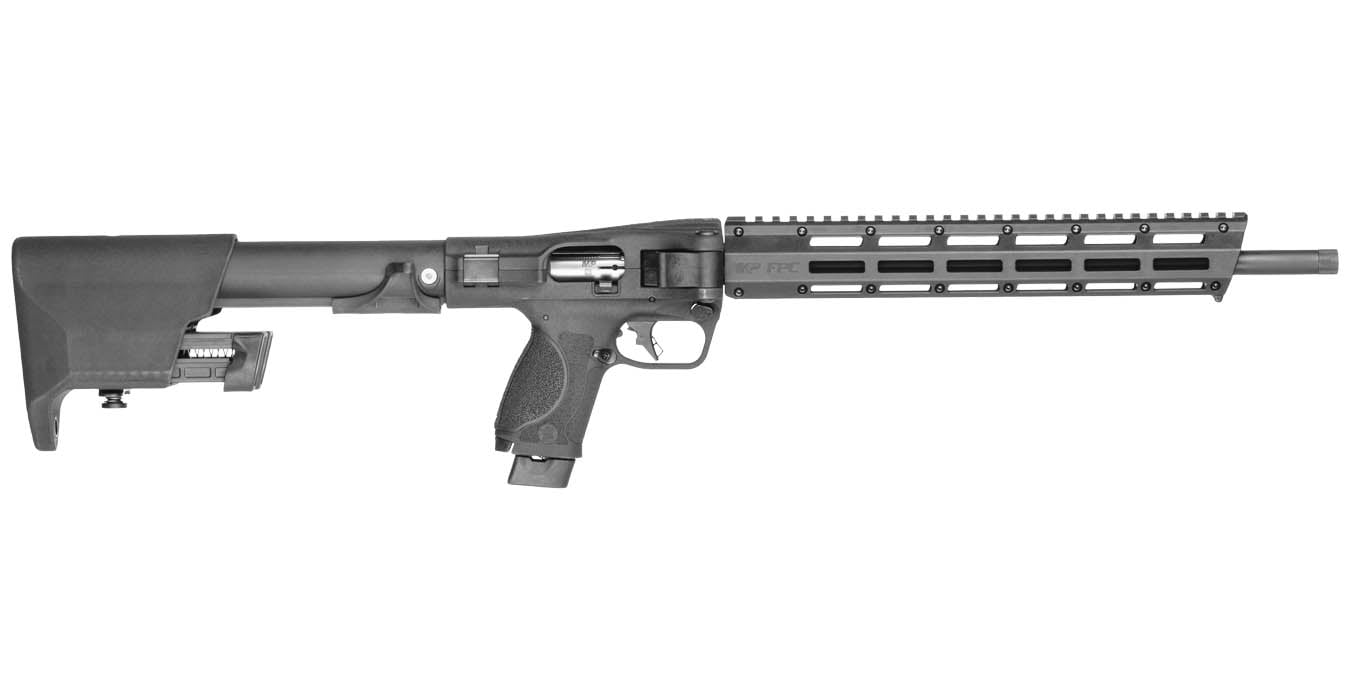 Smith & Wesson MP FPC 22LR Folding Rimfire Rifle with 16.25 Inch Threaded Barrel and Three Magazines