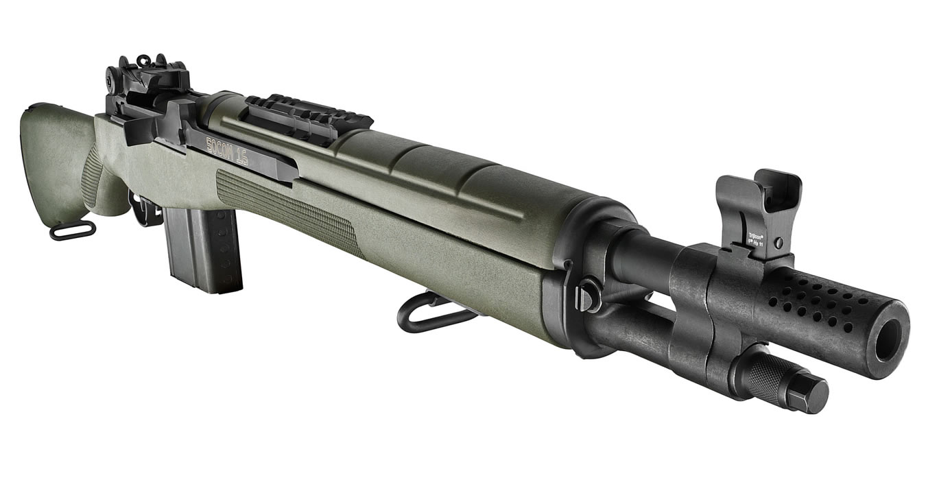 Springfield M1A Socom 16 308 with OD Green Stock | Vance Outdoors