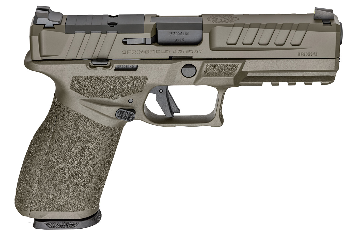 Springfield Echelon 9mm OD Green Optic Ready Pistol with Tactical U-Dot Sights